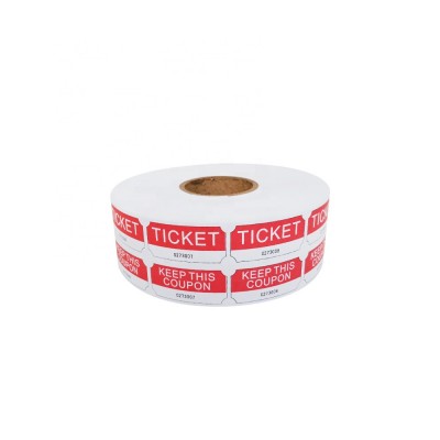 2000 Tickets In  A Roll 4 Colors Raffle Tickets Coupon Tickets