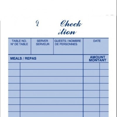 Duplicate Waiter Pad Waiter Pad20