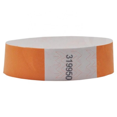 One Time Use Promotional Tyvek Wristbands /Paper Bracelets for Wedding